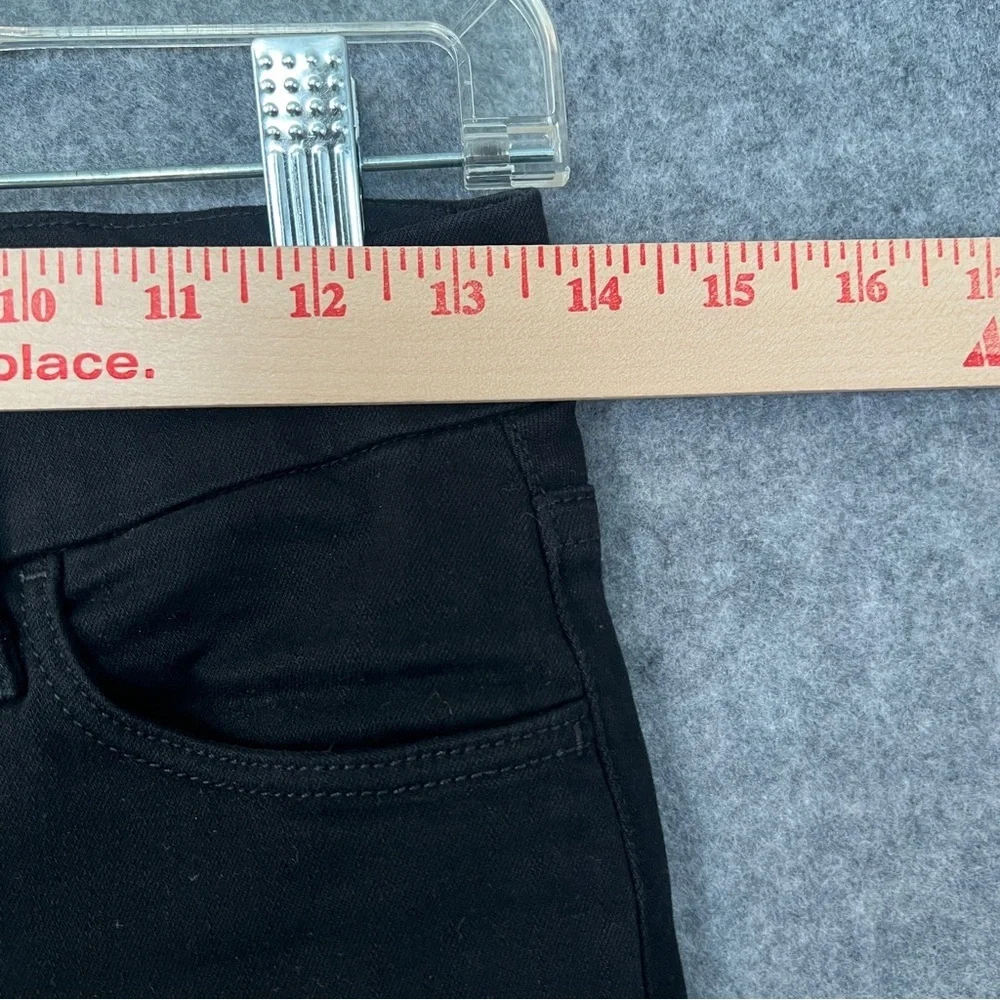 FRANK & EILEEN Women Sligo Denim Ankle Jeans Raw hem Black Size 27